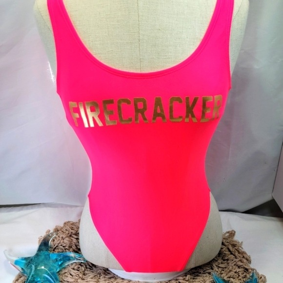 Xhilaration Firecracker one piece swimsuit size xs - Picture 1 of 8